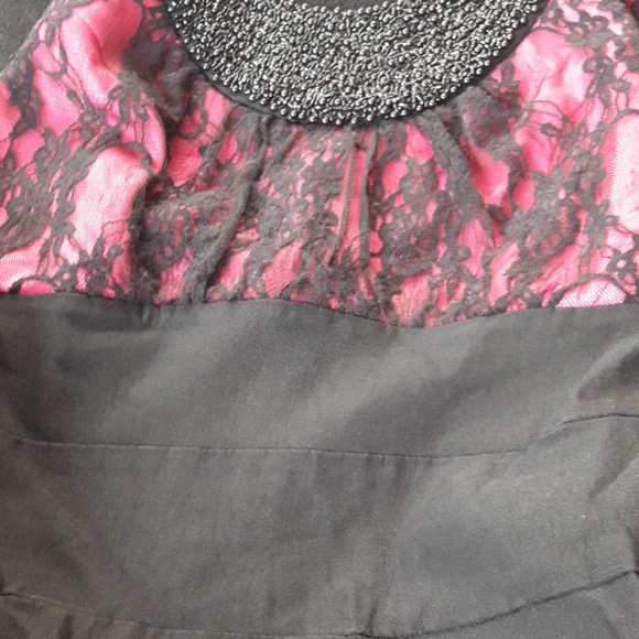 Trixxi Black & Punk Dress - Picture 7 of 7